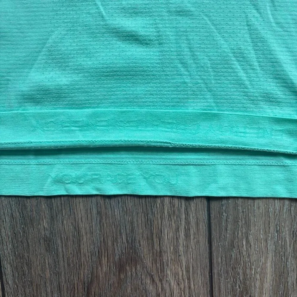 lululemon swiftly tech race tank teal size 8